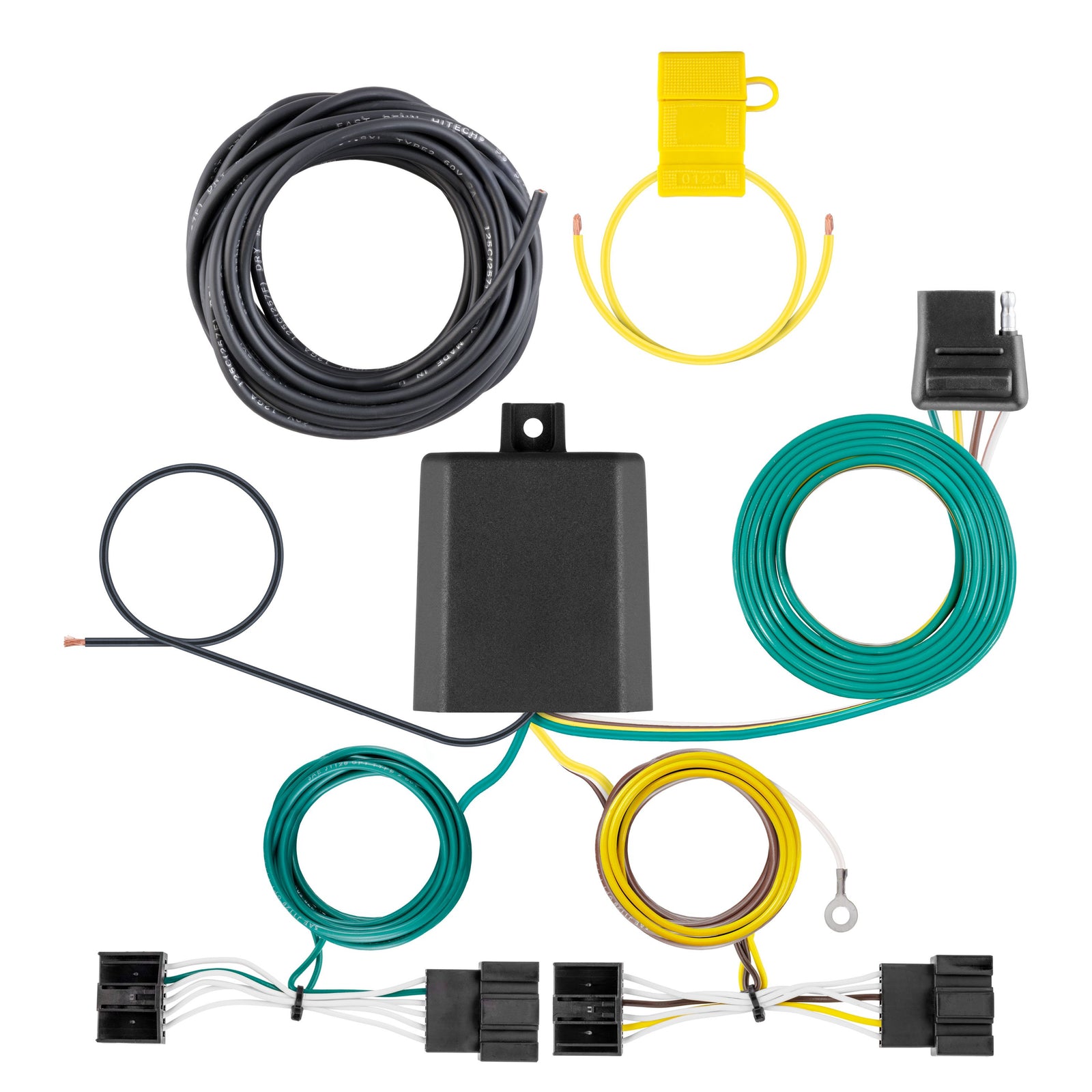 CURT 56543 Vehicle-Side Custom 4-Pin Trailer Wiring Harness, Fits Select BMW X3