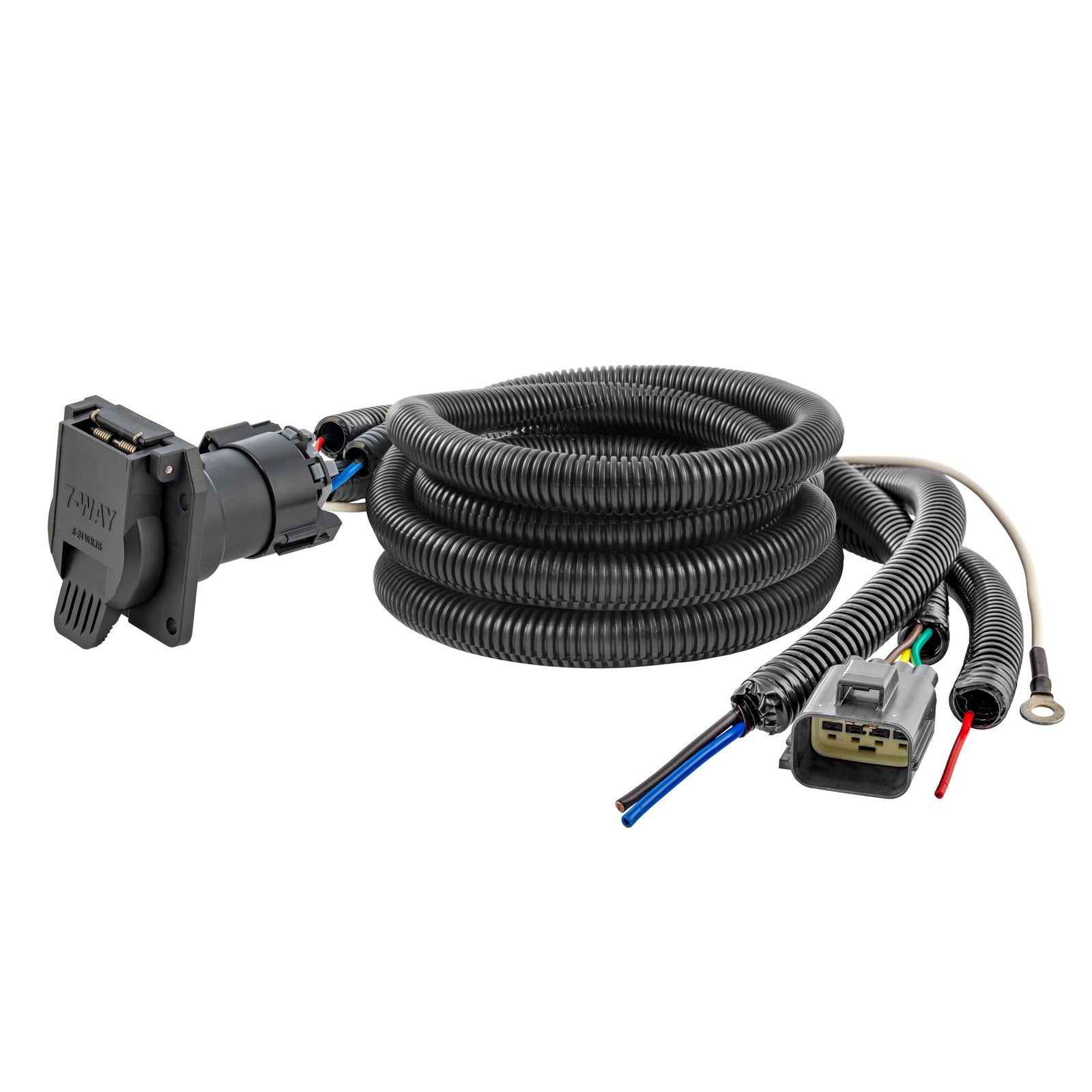 CURT 56545 Vehicle-Side Custom RV Blade 7-Pin Trailer Wiring Harness, Fits Select Ford Ranger