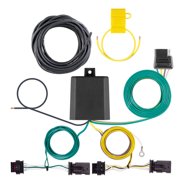 CURT 56549 Vehicle-Side Custom 4-Pin Trailer Wiring Harness, Fits Select Tesla Model 3