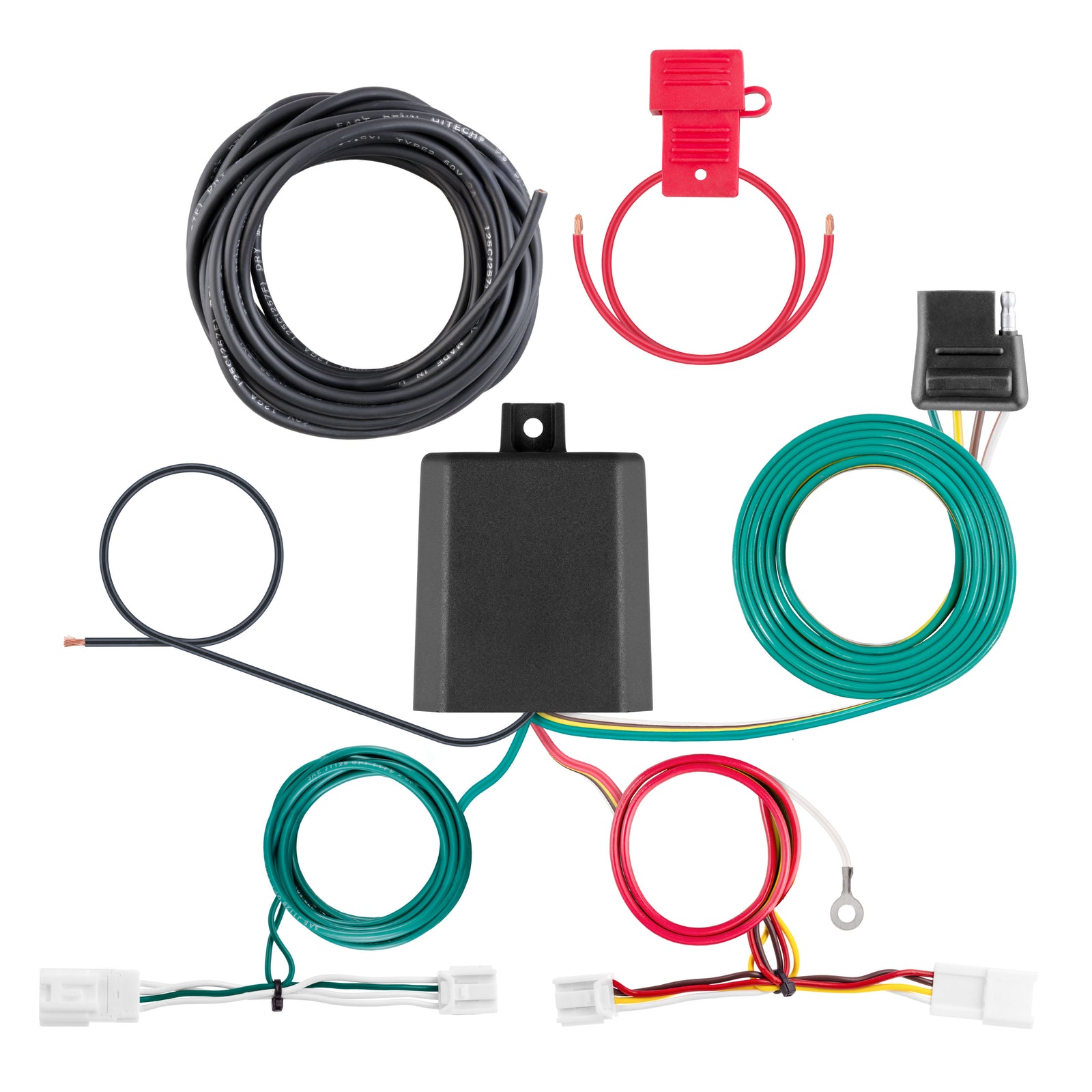 CURT 56550 Vehicle-Side Custom 4-Pin Trailer Wiring Harness, Fits Select  Subaru Solterra, Toyota BZ4X