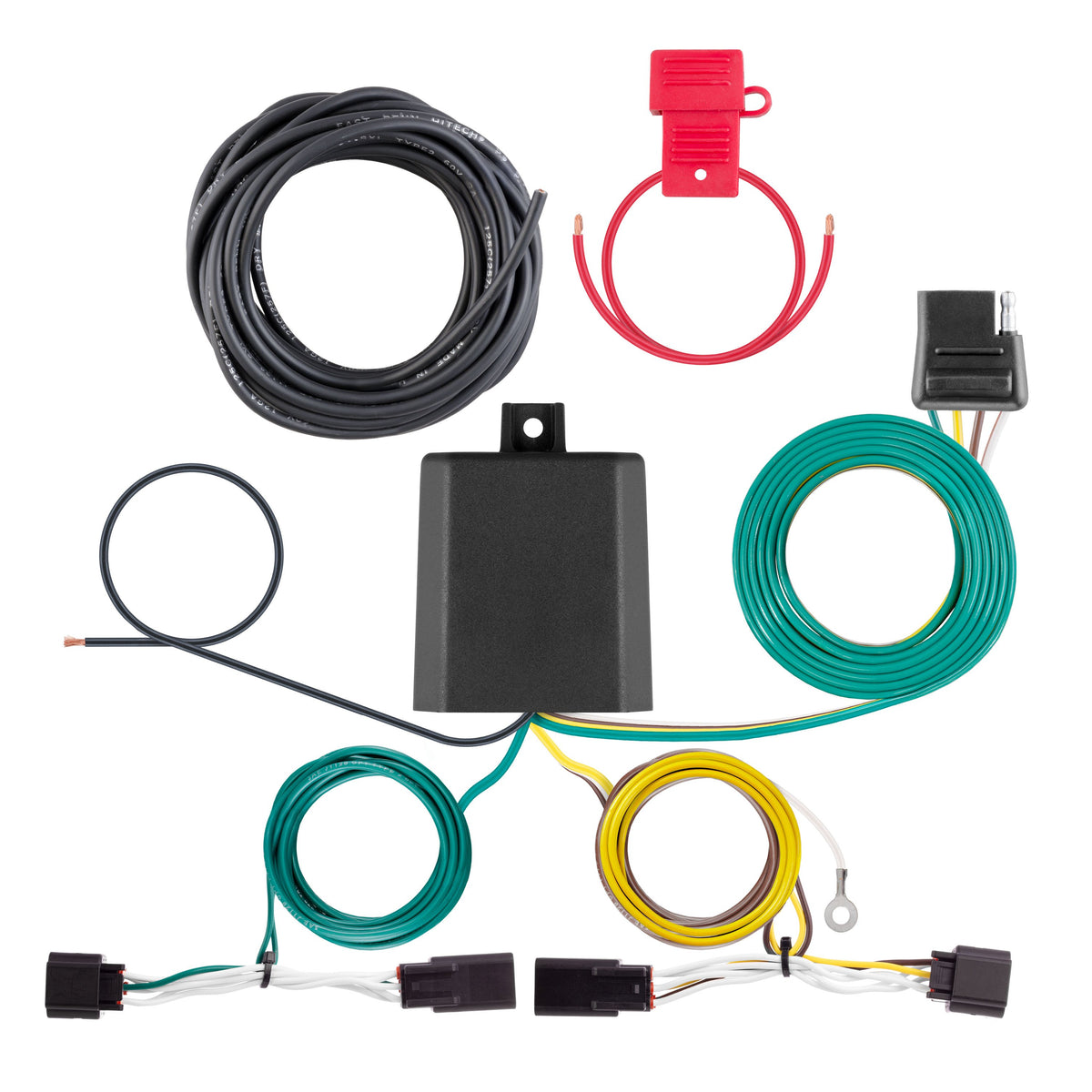 CURT 56551 Vehicle-Side Custom 4-Pin Trailer Wiring Harness, Fits Select Kia Carnival without LED Taillights