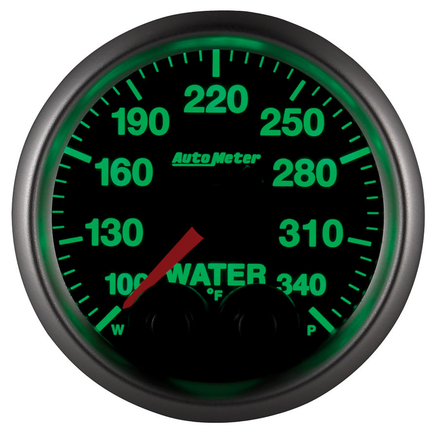 Autometer Elite 52mm 100-340 Deg F Water Temperature Peak and Warn Gauge w/ Electonic Control - 5655