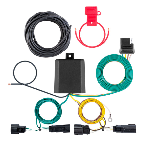 CURT 56566 Vehicle-Side Custom 4-Pin Trailer Wiring Harness, Fits Select GMC Terrain