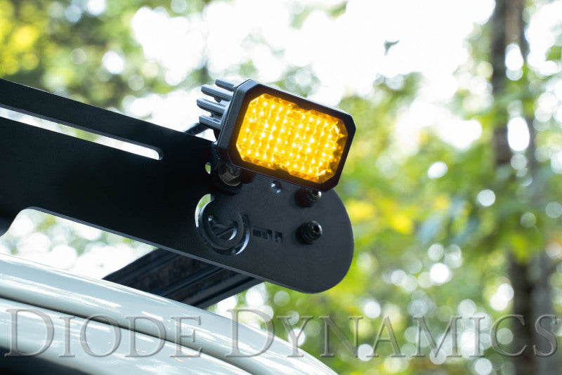Diode Dynamics Stage Series 2 In LED Pod Sport - Yellow Fog Standard ABL (Pair) - DD6386P by Diode Dynamics - alternate view