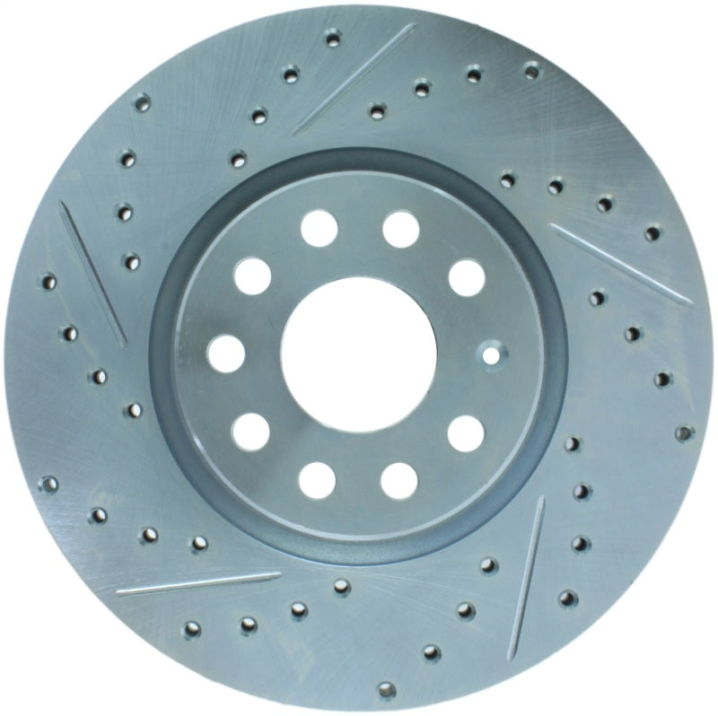 StopTech Select Sport 06-17 Volkswagen Jetta Slotted &amp; Drilled Front Right Rotor - 227.33098R