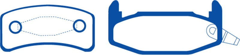 EBC 88-90 Buick Regal 2.8 Yellowstuff Rear Brake Pads - DP4978R