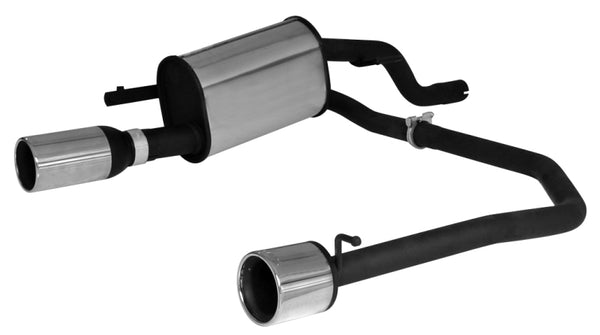Remus 2006 Opel Corsa D w/Original Rear Skirt 1.4L (Z14Xep) Axle Back Exhaust - 625006 1570 by Remus