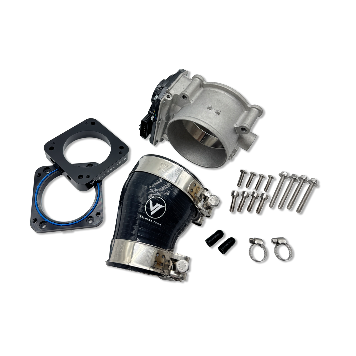 2017+ Kia Stinger 3.3T and Genesis G70 3.3T - 76mm KING SIZE Throttle Body and Multi-Plate Adapter Kit