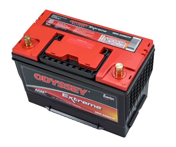 Odyssey Battery Heavy Duty & Commercial Extreme AGM Battery (NSB-AGM27F) - ODX-AGM27F for 2005-2015 Nissan Armada - front vie