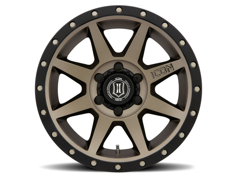 ICON Rebound 18x9 6x5.5 25mm Offset 6in BS 95.1mm Bore Bronze Wheel - 1818909060BR