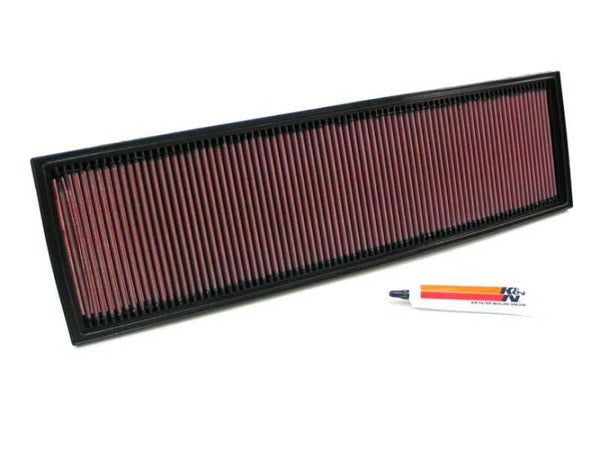 K&N 91-99 BMW 325td/tds L6-2.5L Diesel Replacement Air Filter - 33-2706 by K&N Engineering - front view