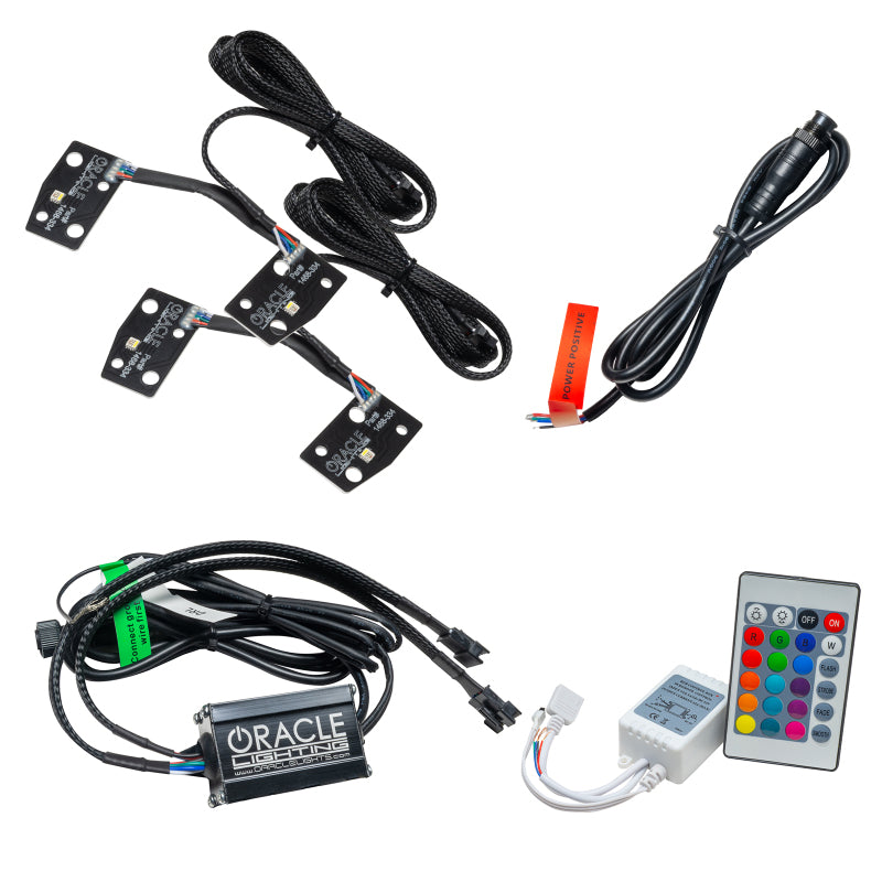 Oracle 2021 Ford Bronco DRL Upgrade w/ Halo Kit - ColorSHIFT w/ Simple Controller SEE WARRANTY - 1468-504