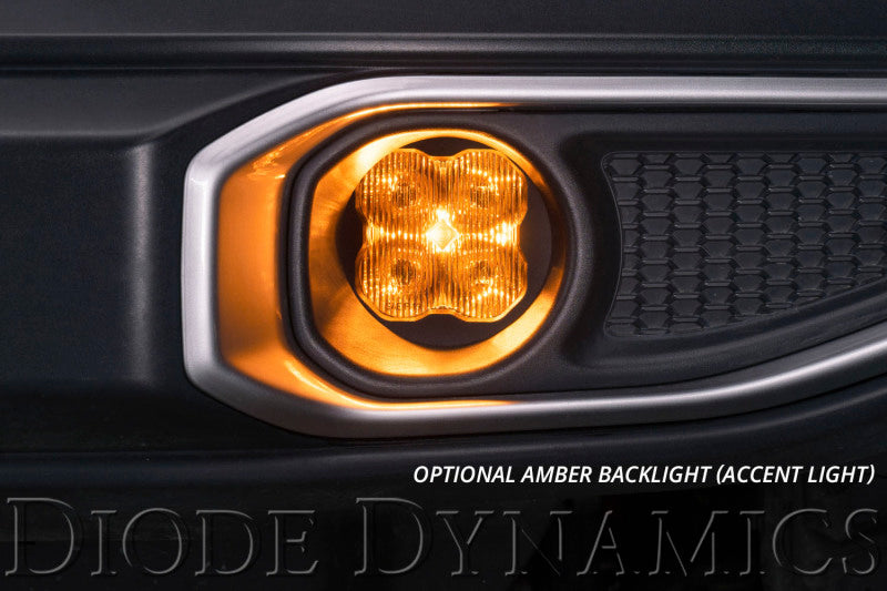 Diode Dynamics SS3 Sport Type A Kit ABL - Yellow SAE Fog - DD6981 for 2009-2021 Nissan Frontier - alternate view