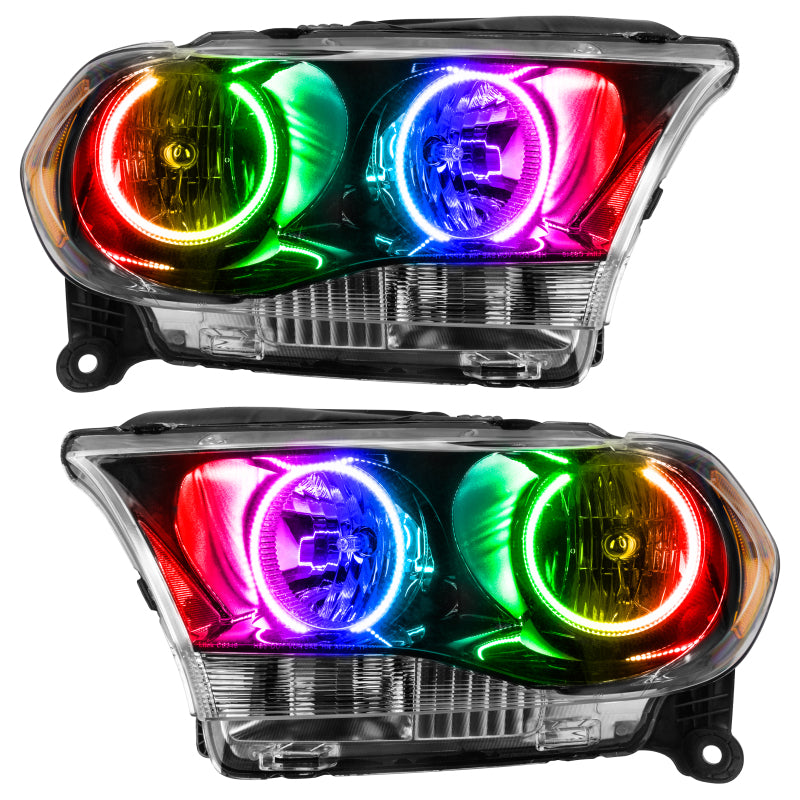 Oracle 11-13 Dodge Durango SMD HL Halogen - Black - ColorSHIFT SEE WARRANTY - 7102-330
