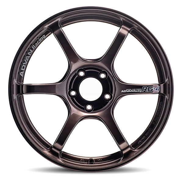 Advan RG-4 18x8 +44 5-114.3 Racing Copper Bronze Wheel - YA48G44ECB by Advan