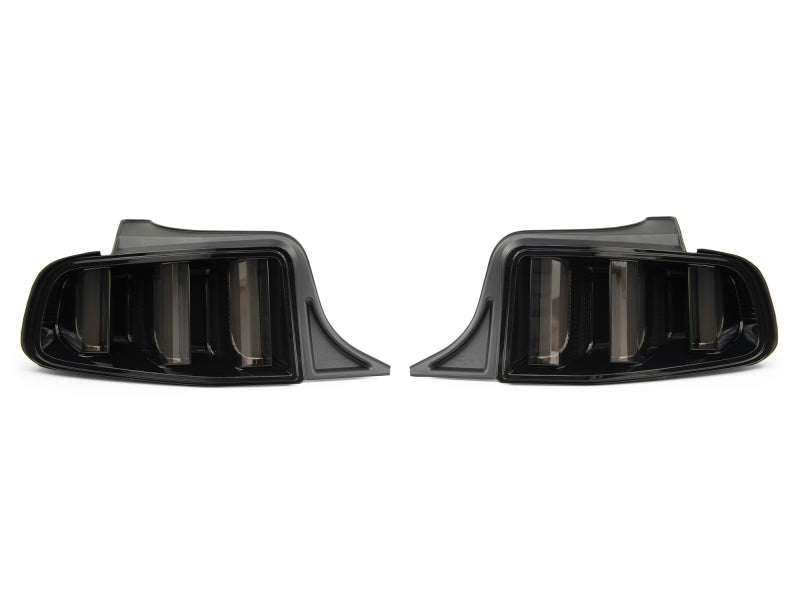 Raxiom 13-14 Ford Mustang Vector V2 Tail Lights- Black Housing (Clear Lens) - 408606