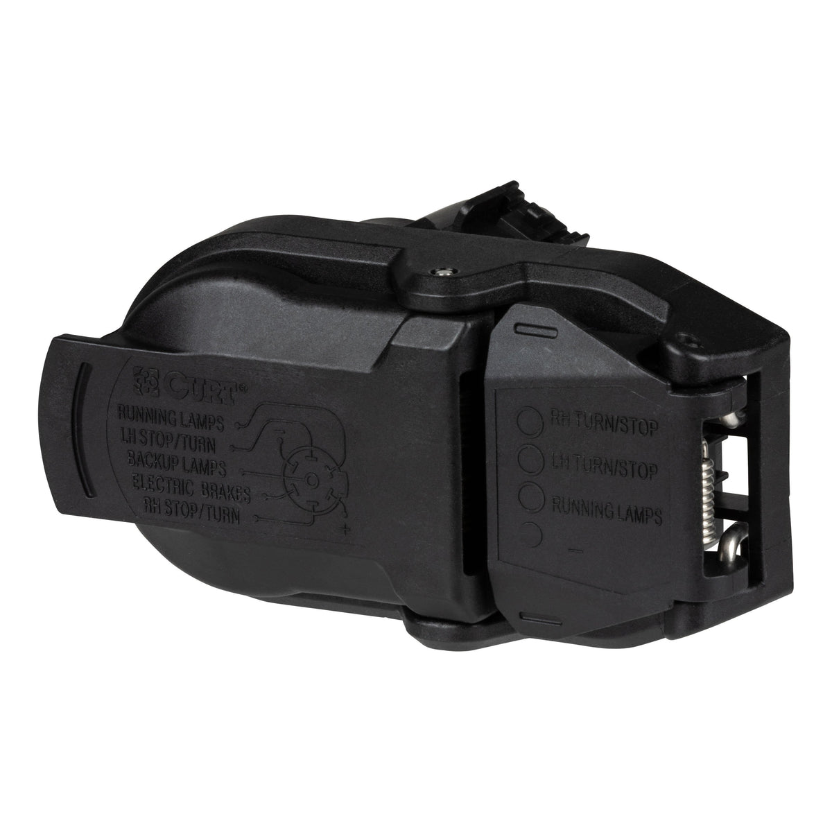 CURT 57015 OEM Replacement Dual-Output Vehicle-Side 7-Pin, 4-Pin Connectors, Plugs into Any USCAR Socket