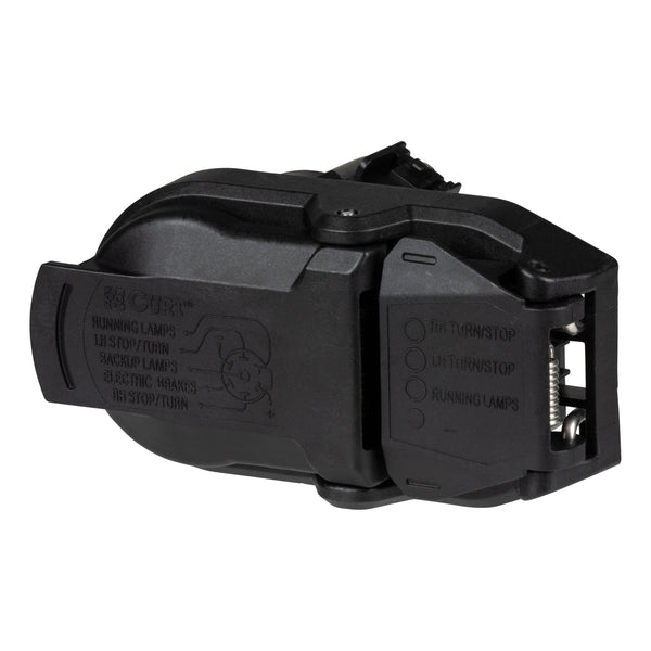 CURT 57015 OEM Replacement Dual-Output Vehicle-Side 7-Pin, 4-Pin Connectors, Plugs into Any USCAR Socket