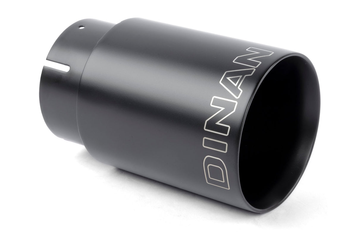 Dinan - Double-Walled 4" Clamp-On Exhaust Tip (Black Ceramic) - D663-0574-BOX