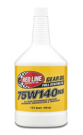 Red Line 75W140NS Gear Oil Synthetic GL-5 Differential Gear Oil 1 Quart