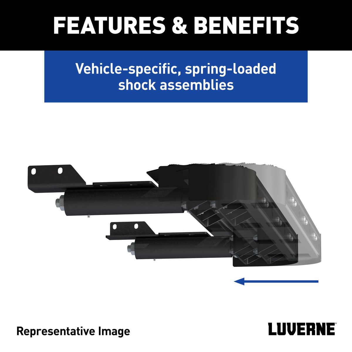 LUVERNE 571500 Impact Bumper Shock-Absorbing Bracket Kit