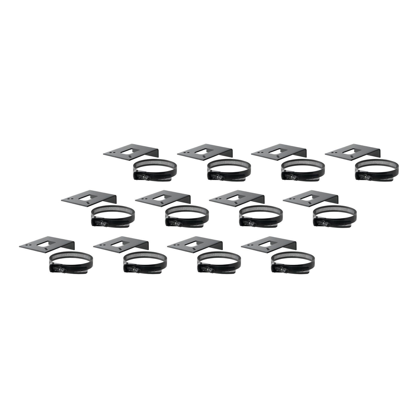 CURT 57203 Vehicle-Side Trailer Wiring Harness Clamp-On Bracket Mounts for 4-Way, 5-Way, 6-Way or 7-Way, 12-Pack