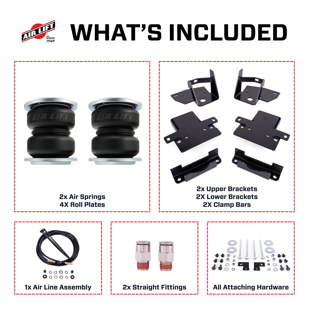 Air Lift Performance 2025 Toyota 4Runner 4WD LoadLifter 5000 Air Spring Kit - 57384
