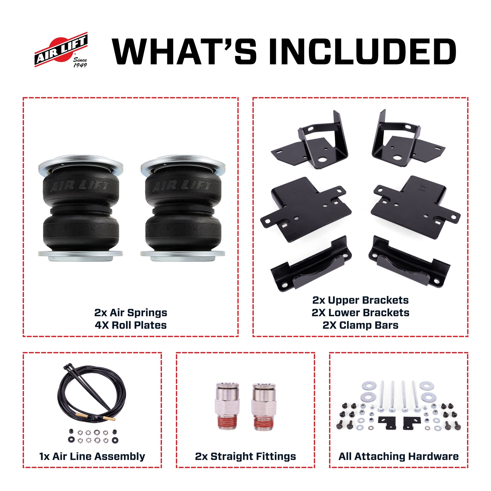 Air Lift Performance 2025 Toyota 4Runner 4WD LoadLifter 5000 Air Spring Kit - 57384