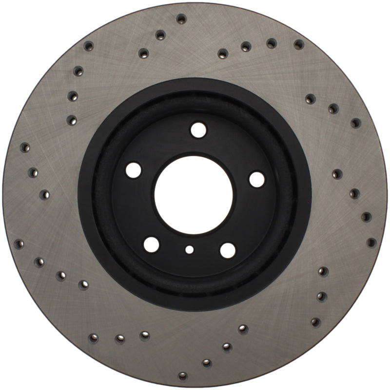 StopTech 08-09 Infiniti EX35 / 05-08 G35 / 09 G37 / 06-09 M35/M45 Drilled Left Front Rotor - 128.42080L