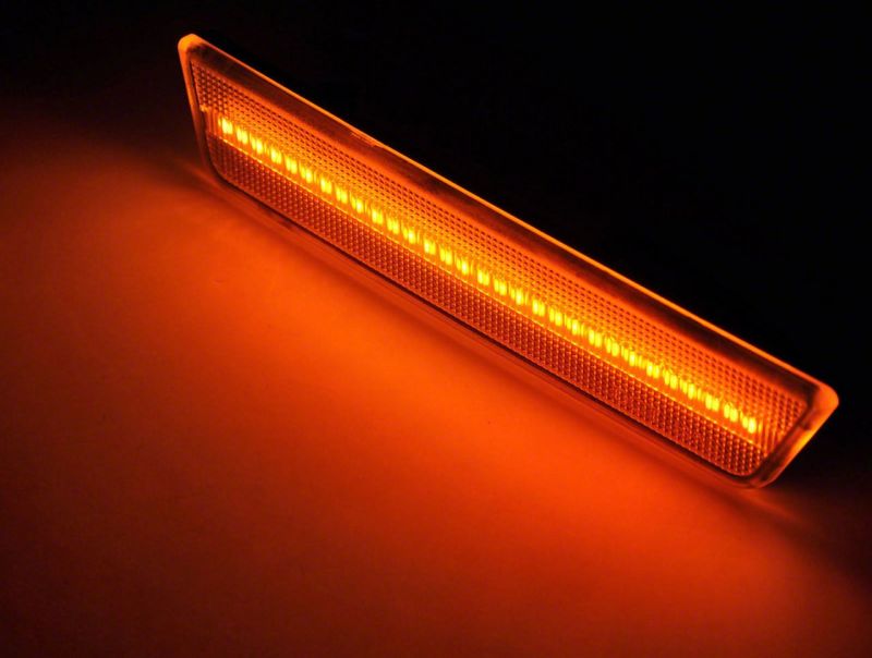 Raxiom 08-14 Dodge Challenger Axial Series LED Side Marker Lights- Smoked - CH3218