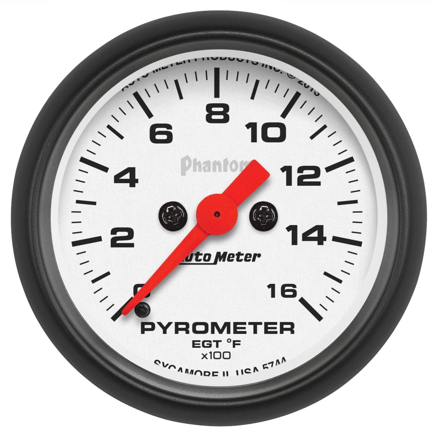 Autometer Phantom 52mm 1600 Deg F Electronic EGT Gauge Kit - 5744