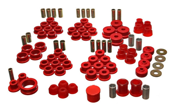 Energy Suspension 84-95 Chevrolet Corvette Red Hyper-flex Master Bushing Set - 3.18122R for 1984-1995 Chevrolet Corvette - fr