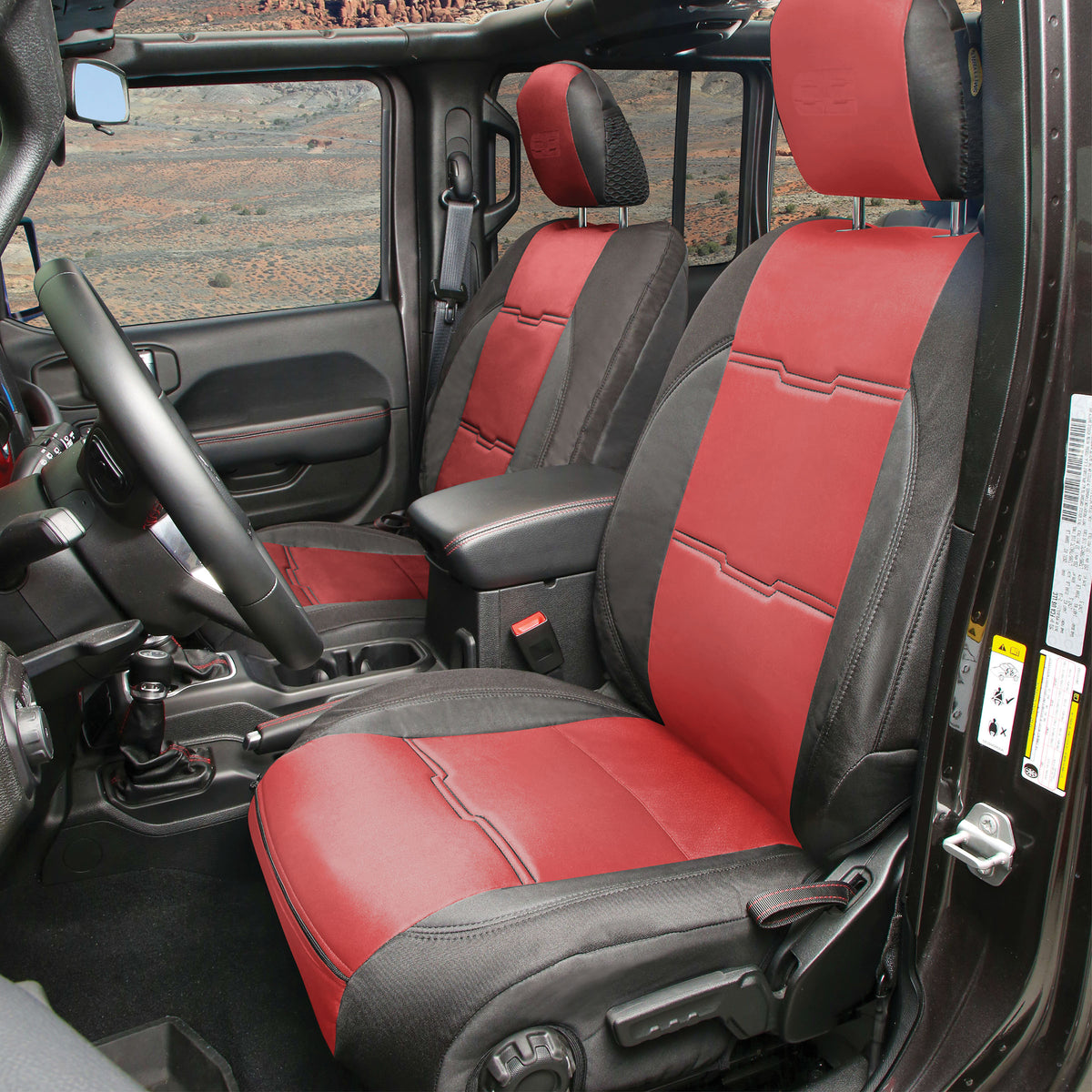 SmittyBilt - JL 4dr Front/rear Red - SB577130