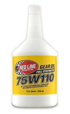 Red Line 75W110 Gear Oil Synthetic GL-5 Differential Gear Oil 1 Quart