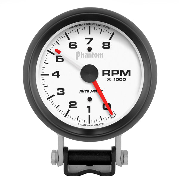 Autometer Phantom 3 3/4 inch 8000RPM Tachometer - 5780
