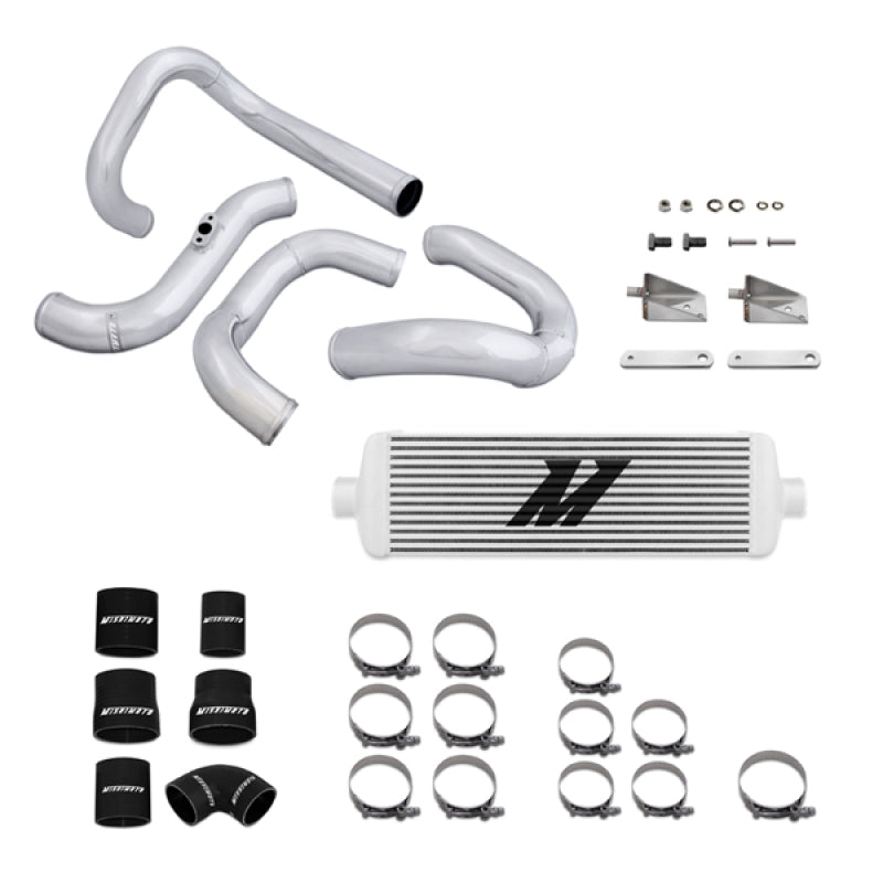 Mishimoto 10-12 Hyundai Genesis 2.0T Silver Race Intercooler &amp; Piping Kit - MMINT-GEN4-10RSL