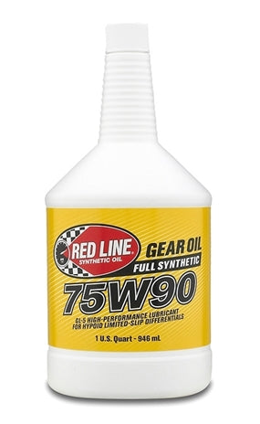 Red Line 75W90 Gear Oil Synthetic GL-5 Differential Gear Oil 1 Quart