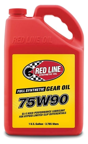 Red Line 75W90 Gear Oil Synthetic GL-5 Differential Gear Oil 1 Gallon