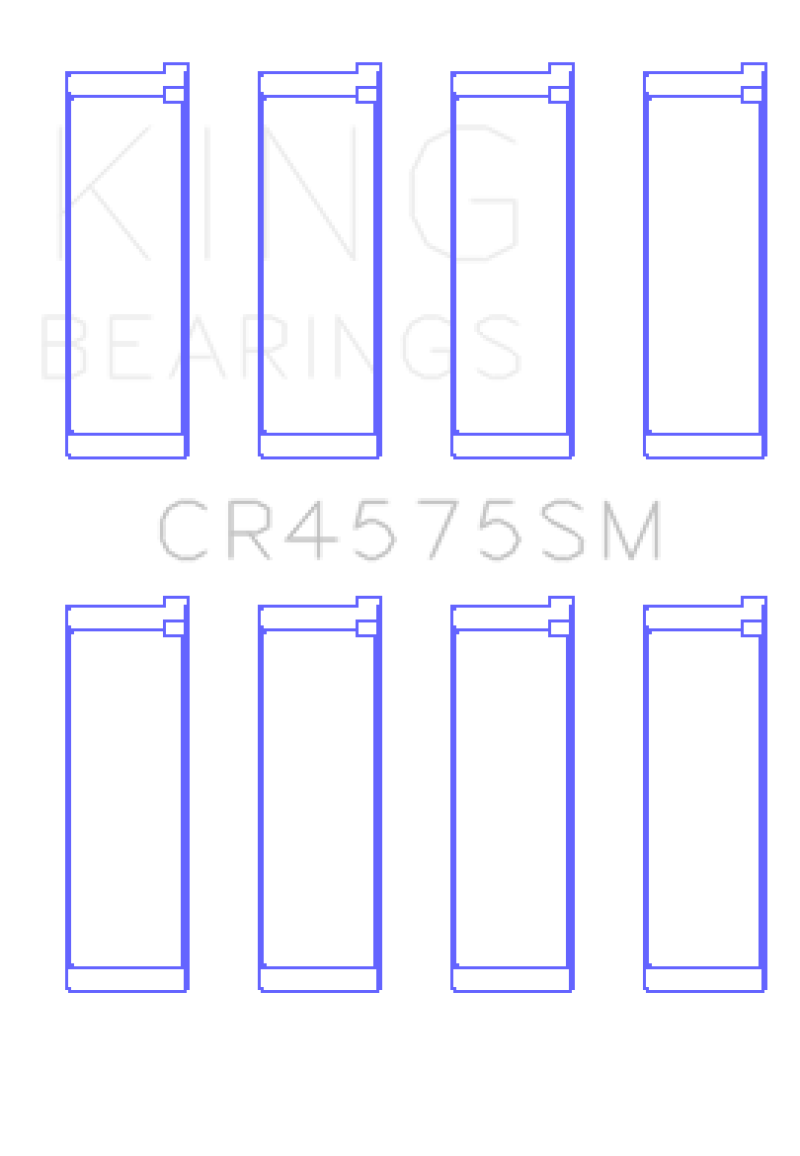 King Hyundai i30 G4FC (Size +.25mm) Connecting Rod Bearing Set - CR4575SM0.25