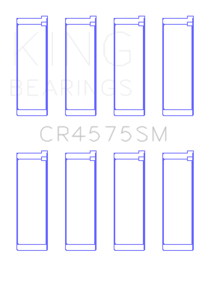 King Hyundai i30 G4FC (Size +.50mm) Connecting Rod Bearing Set - CR4575SM0.5