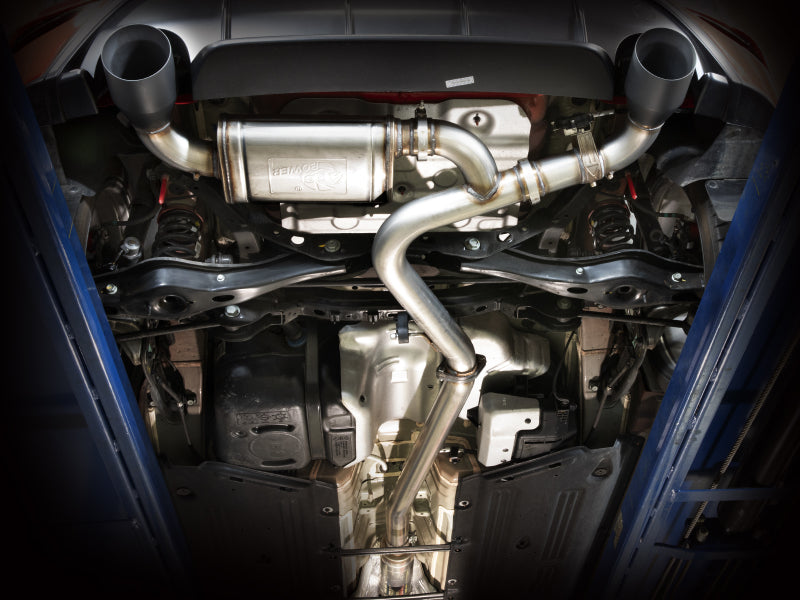 aFe 22-23 Hyundai Kona N L4 2.0L(t) Takeda 3in 304 SS Cat-Back Exhaust System w/ Black Tips - 49-37033-B