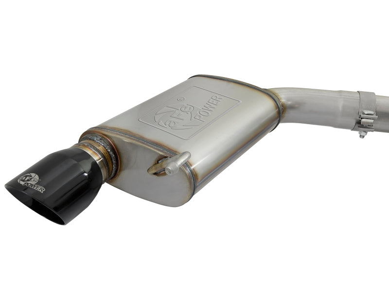 aFe 20-22 Audi RS6 Avant V8 4L (tt) MACH Force-Xp 3in to 2.5in 304 SS Cat-Back Exhaust w/ Black Tip - 49-36448-B