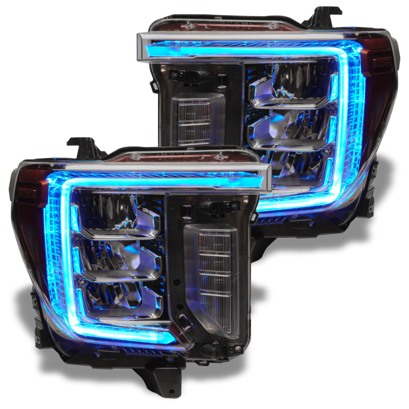 Oracle 20-21 GMC Sierra 2500/3500 HD RGB+W Headlight DRL Upgrade Kit - ColorSHIFT SEE WARRANTY - 1451-330