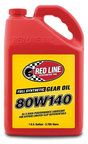 Red Line 80W140 Gear Oil Synthetic GL-5 Differential Gear Oil 1 Gallon