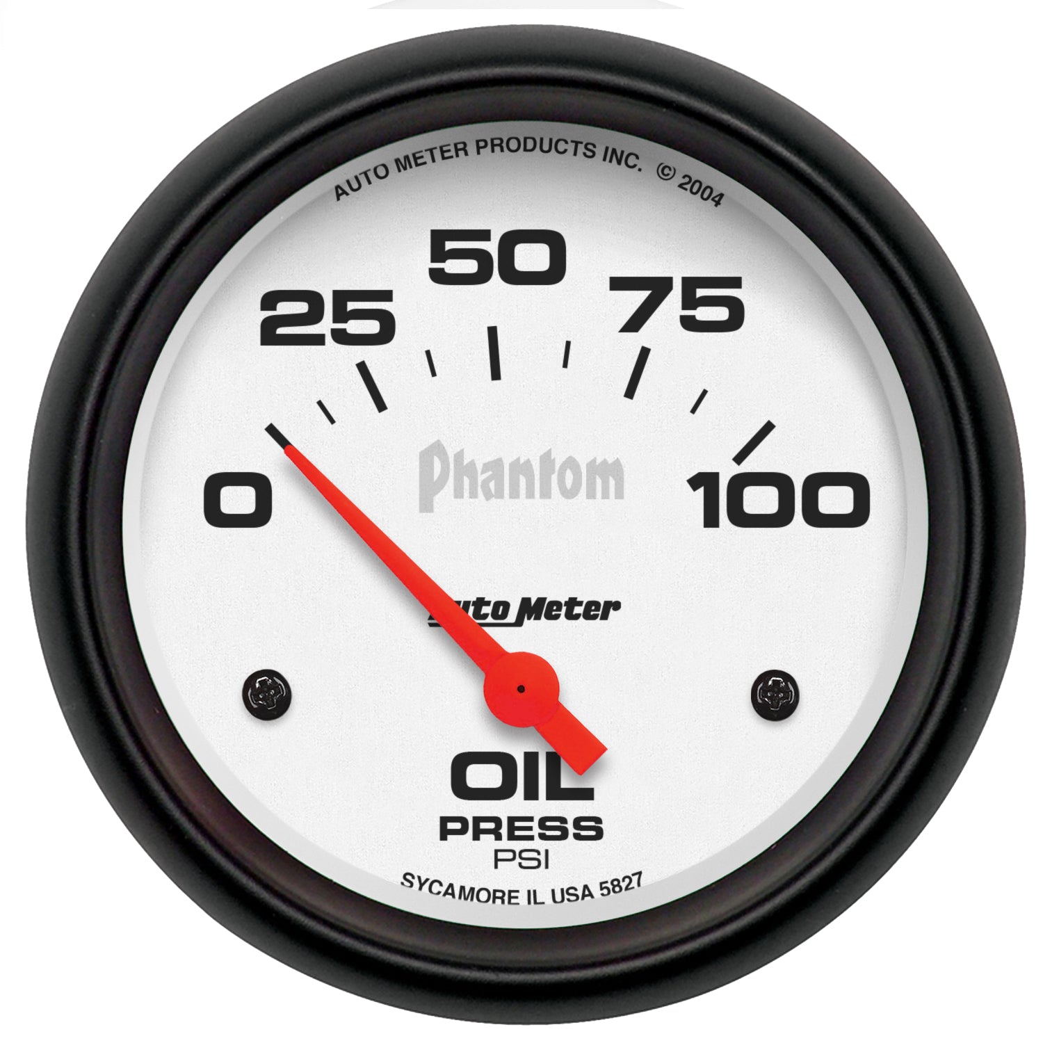 Autometer Phantom 66.7mm 0-100 PSI SSE Oil Pressure Gauge - 5827