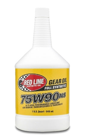 Red Line 75W90NS Gear Oil Synthetic GL-5 Gear Oil For Manual Transmissions 1 Quart