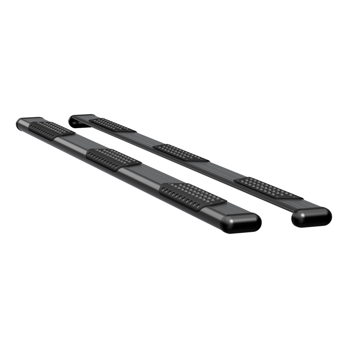 LUVERNE 584114 O-Mega II 6" x 114" Black Aluminum Side Steps (No Brackets)