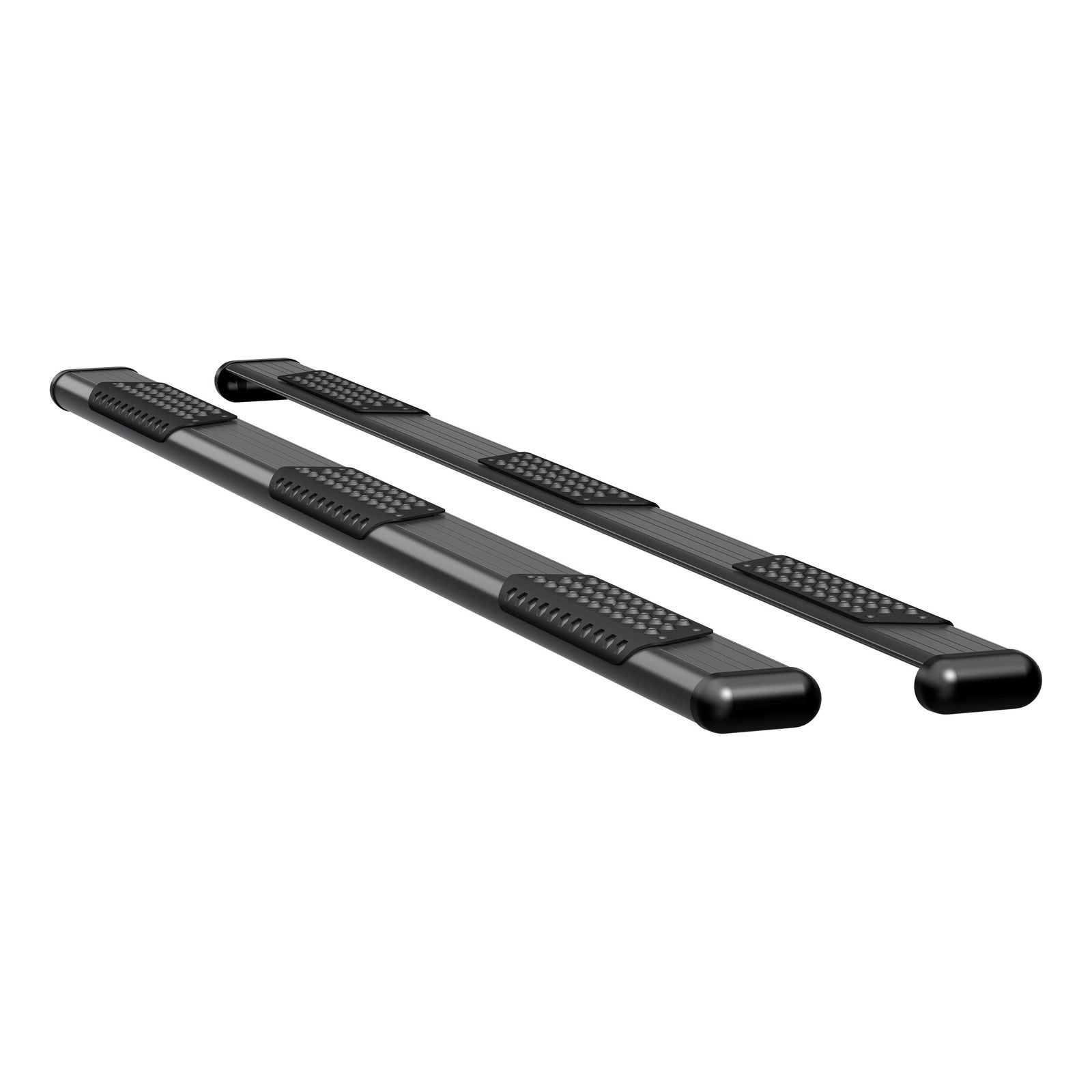 LUVERNE 584114 O-Mega II 6" x 114" Black Aluminum Side Steps (No Brackets)
