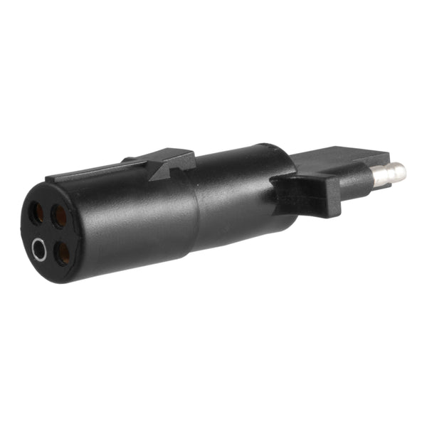 CURT 58414 4-Pin Round Vehicle-Side to 4-Way Trailer Wiring Adapter