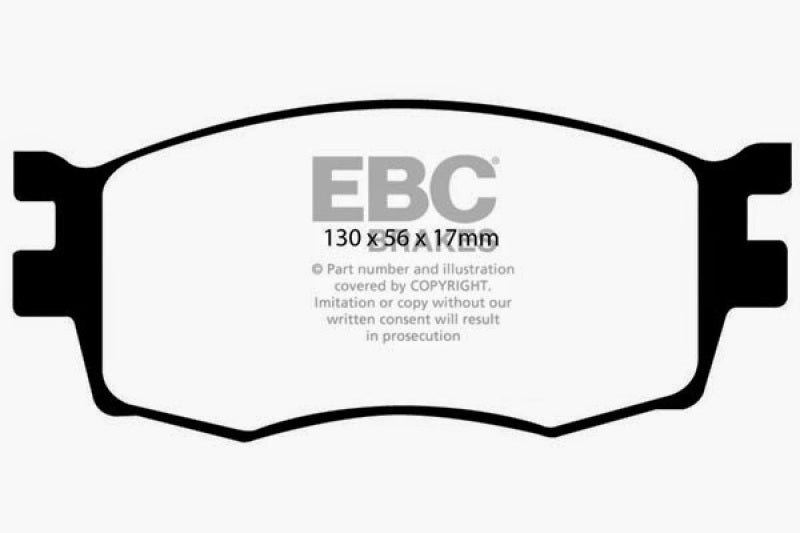 EBC 06-11 Hyundai Accent 1.6 Greenstuff Front Brake Pads - DP21768